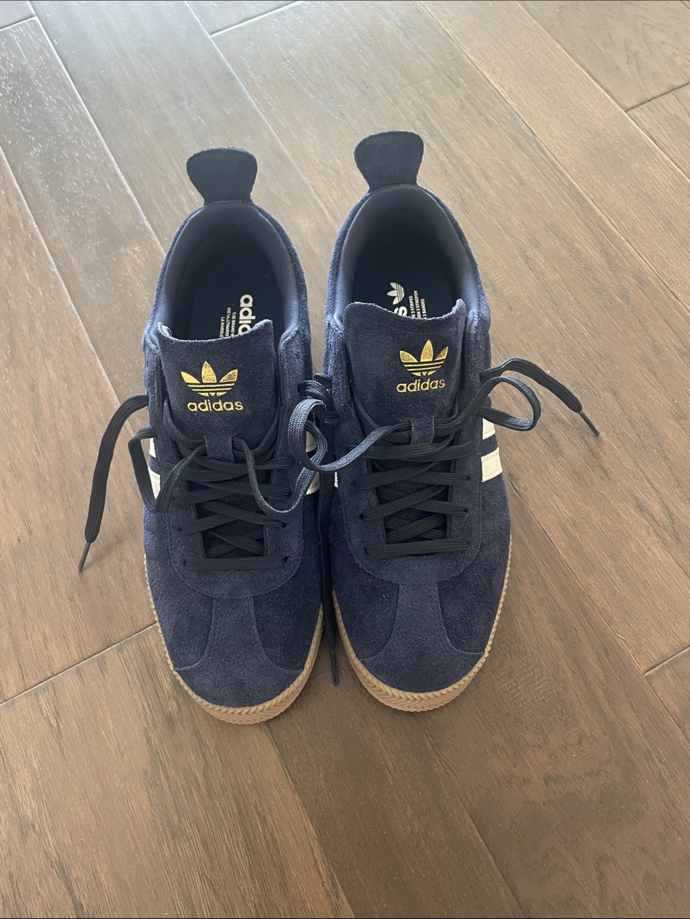 Adidas Samba Super Blue Suede Shoes
